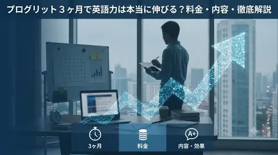 プログリット3ヶ月で英語力は本当に伸びる？料金・内容・効果を徹底解説