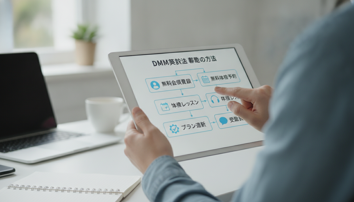 DMM英会話の申し込み方法を5ステップで解説？初心者でもスムーズに始められる手順をご紹介