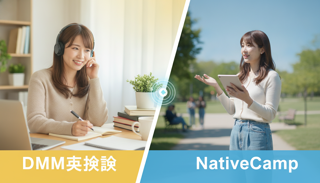 DMM英会話とネイティブキャンプの違いを詳しく解説